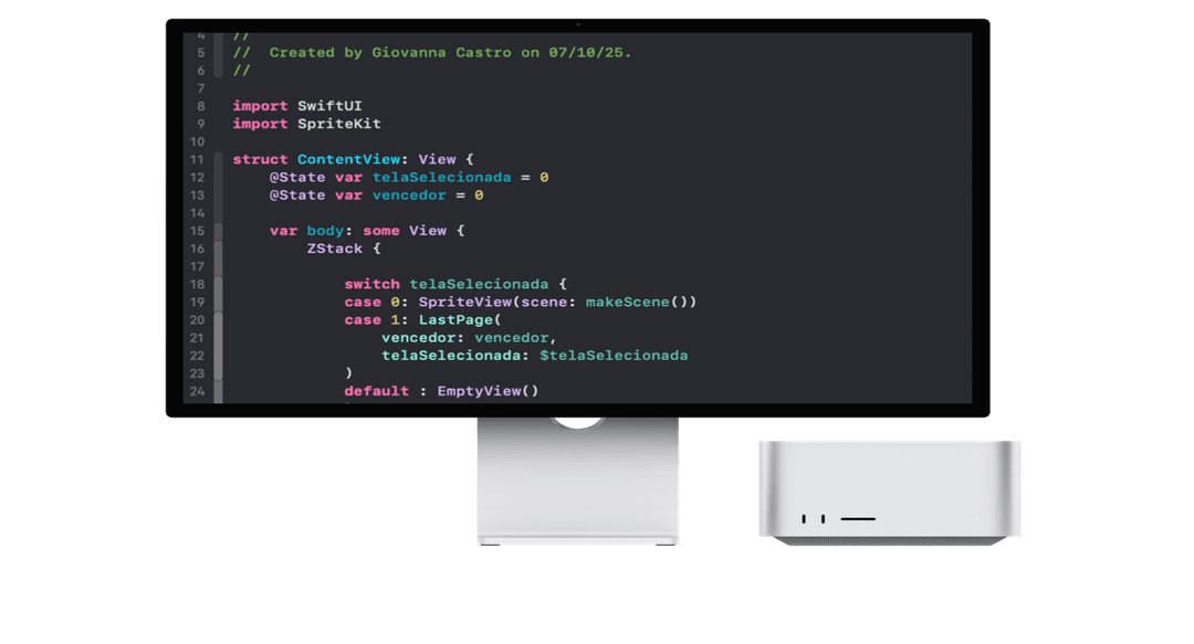 Código em SwiftUI